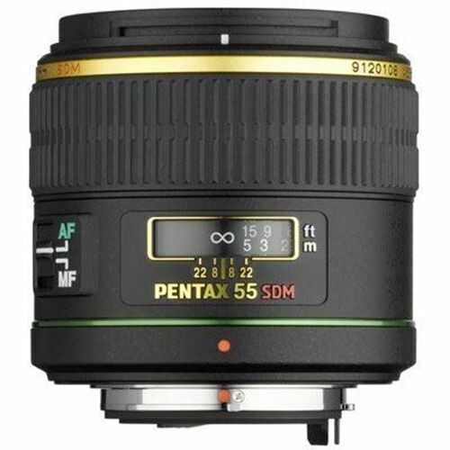 Pentax 55mm smc sdm - f1.4, da*
